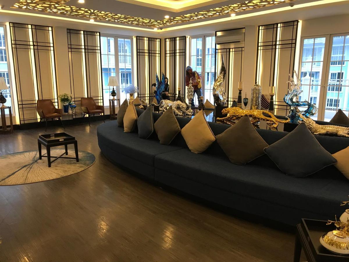 Grand Florida芭提雅带免费游泳池温泉和健身房和办公区水上花园公寓e208 ナ・ジョムティエン エクステリア 写真