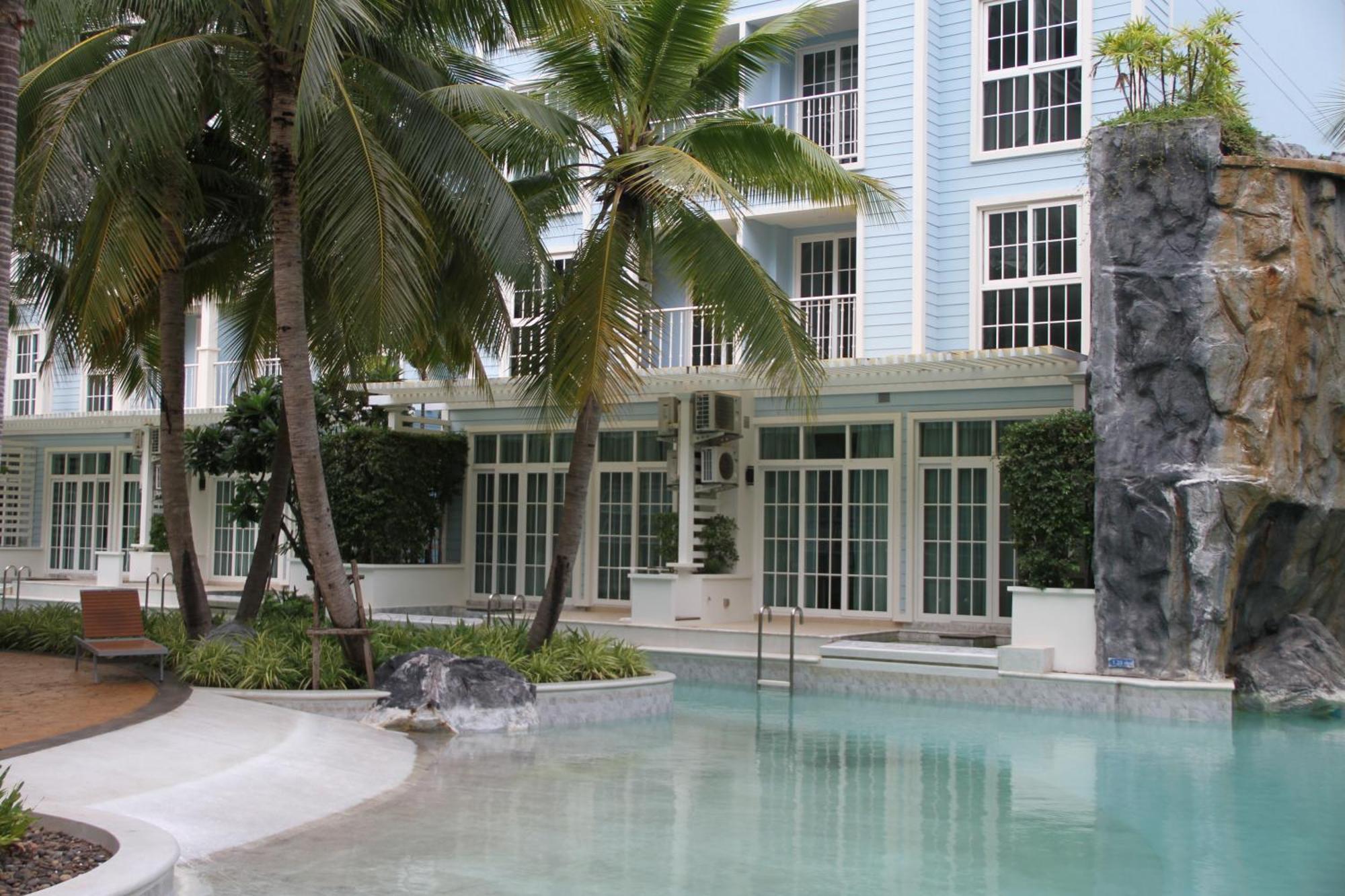 Grand Florida芭提雅带免费游泳池温泉和健身房和办公区水上花园公寓e208 ナ・ジョムティエン エクステリア 写真